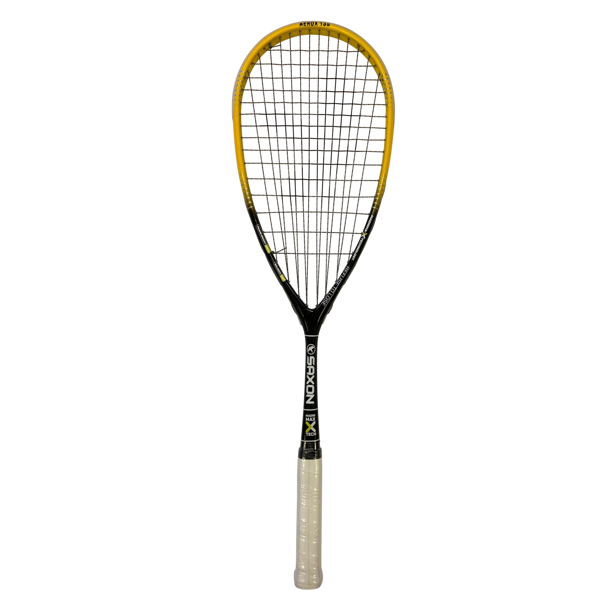 Saxon Aerox 135 Squash rackets Saxon Geel 