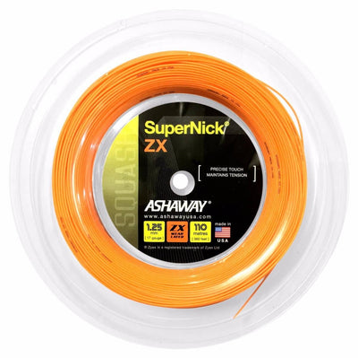 Ashaway supernick ZX(110m) 1,25mm (Orange) Squash bespanning Ashaway 
