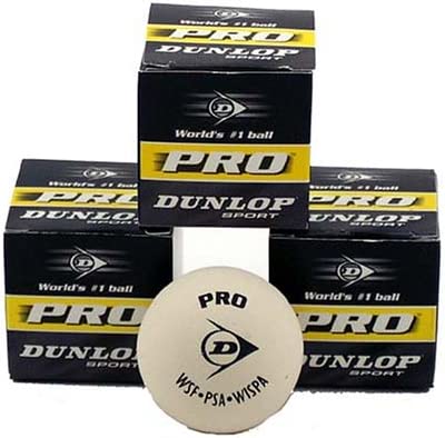 Dunlop Squashbal Pro - White Squash ballen Dunlop