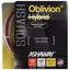 Ashaway Oblivion Hybrid (5.5x5.5m) white/red Squash bespanning Ashaway Rood; wit