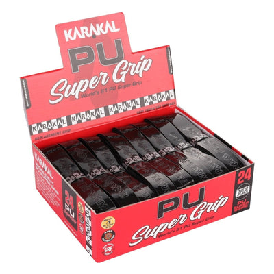 Karakal PU Super Grip zwart (24st) Squash grips Karakal